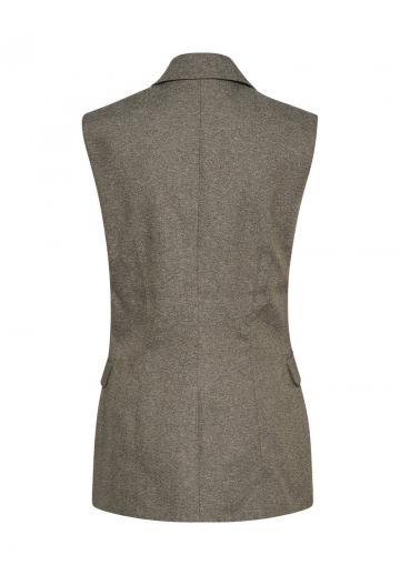 Длинный жилет