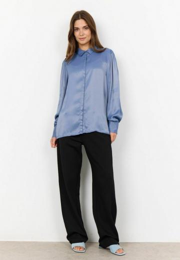 Атласная блузка