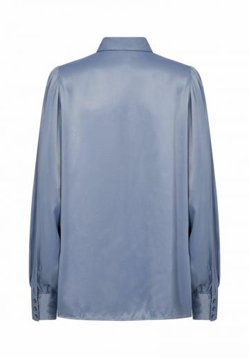 Атласная блузка