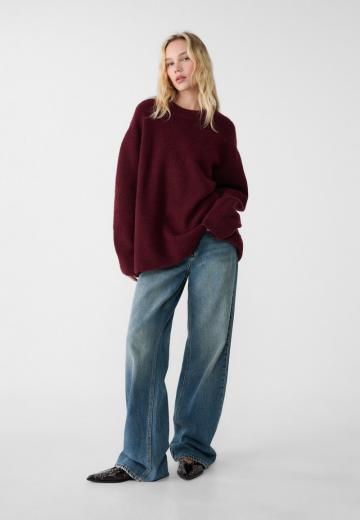 Длинный пуловер