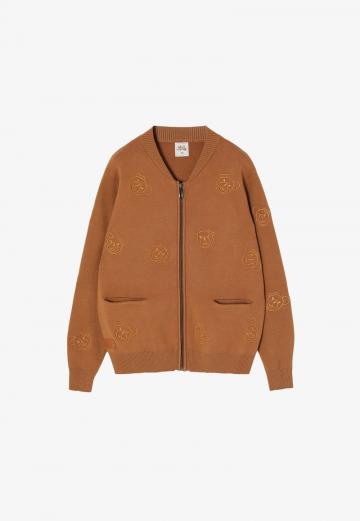 Вязаный жилет