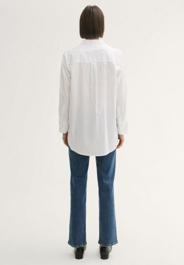 Атласная блузка