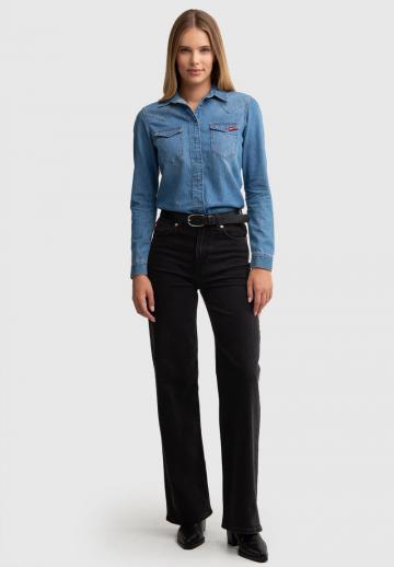 Джинсовая блузка