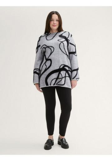 Длинный пуловер