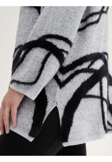 Длинный пуловер