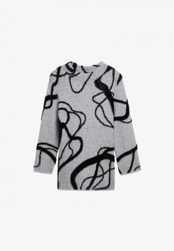 Длинный пуловер