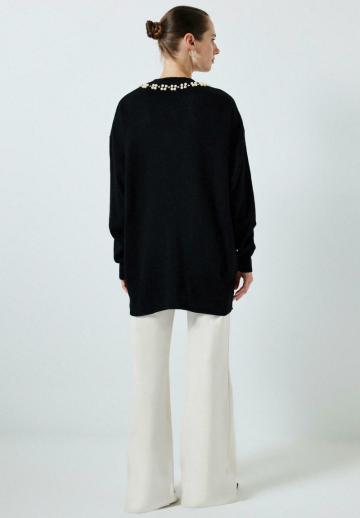 Длинный пуловер