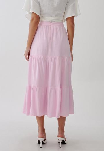 Юбка с воланами