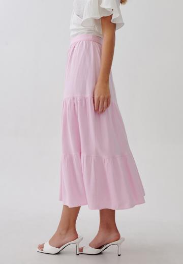 Юбка с воланами
