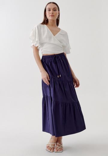 Юбка с воланами