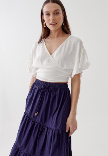 Юбка с воланами