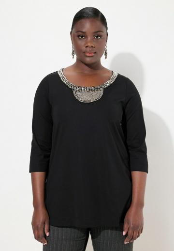 Майка с рукавом три четверти