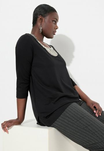 Майка с рукавом три четверти