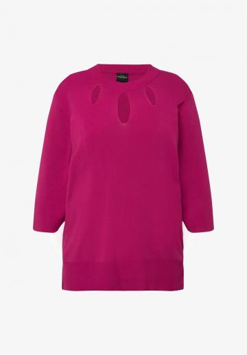 Пуловер с рукавом три четверти