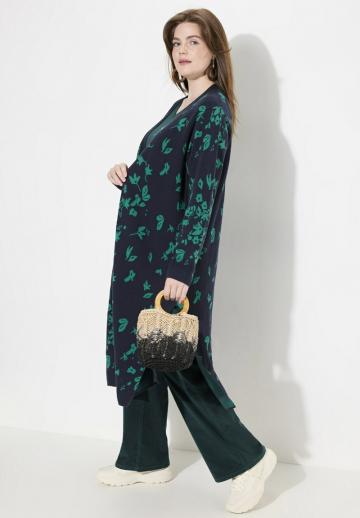 Длинный жилет