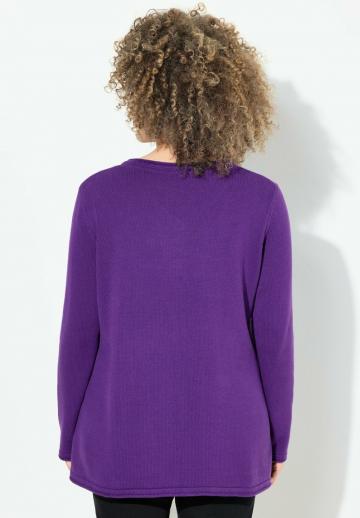 Длинный пуловер