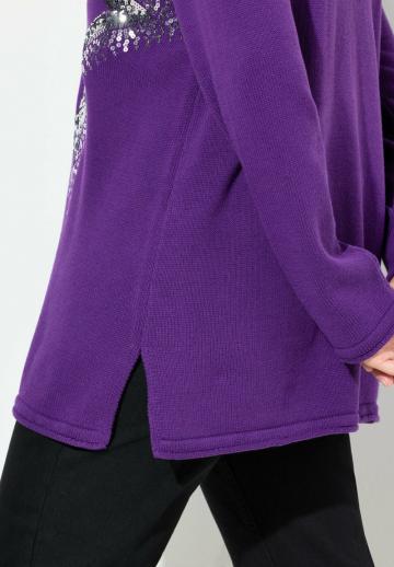 Длинный пуловер