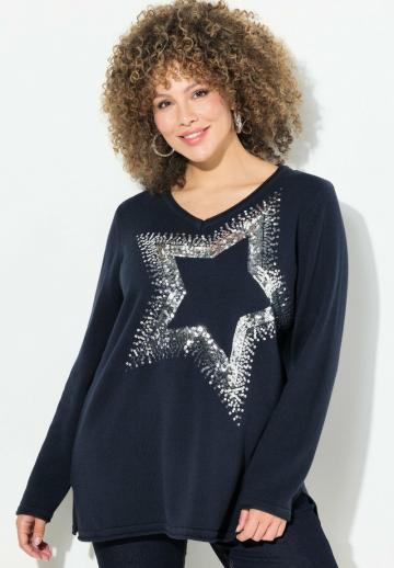 Длинный пуловер