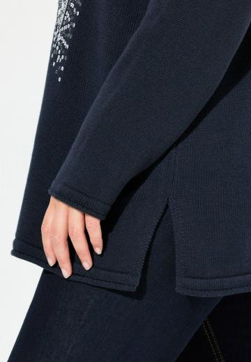 Длинный пуловер