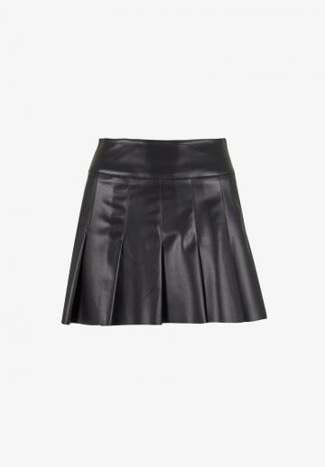 Кожаная юбка