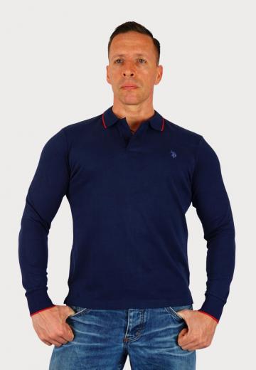 Поло с длинным рукавом