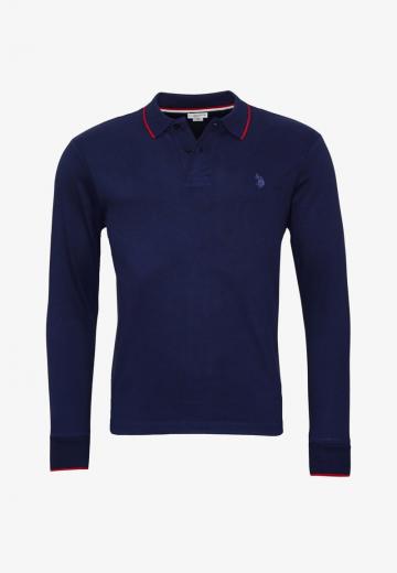 Поло с длинным рукавом