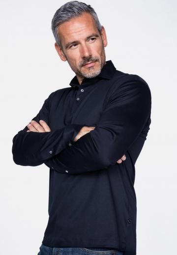 Поло с длинным рукавом