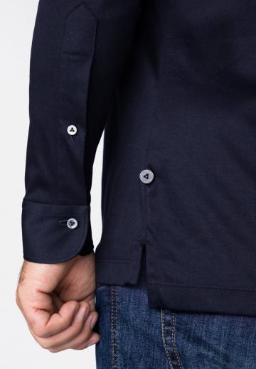 Поло с длинным рукавом