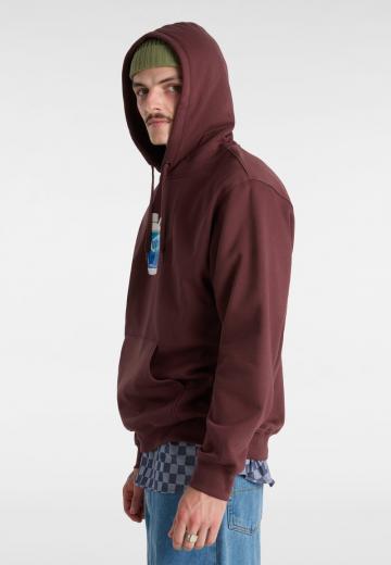 Пуловер с капюшоном