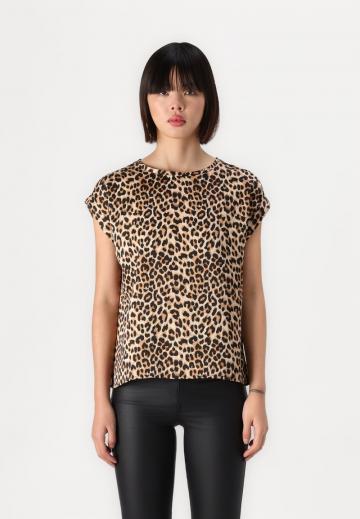 Атласная блузка