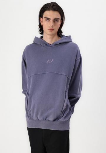 Пуловер с капюшоном