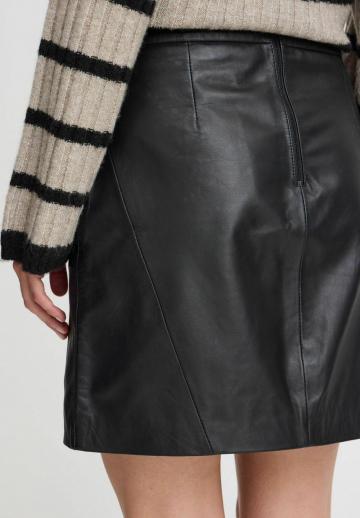 Кожаная юбка
