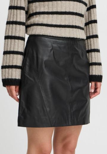 Кожаная юбка
