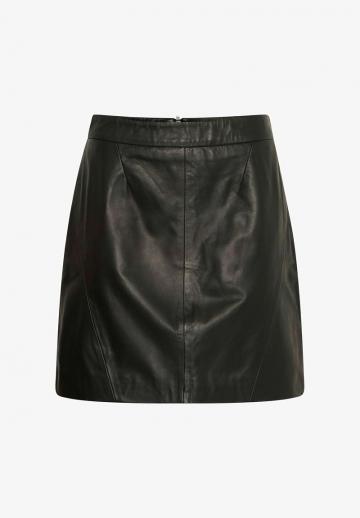 Кожаная юбка