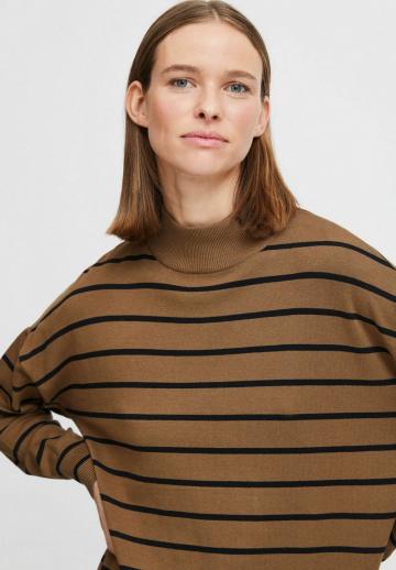 Пуловер в полоску