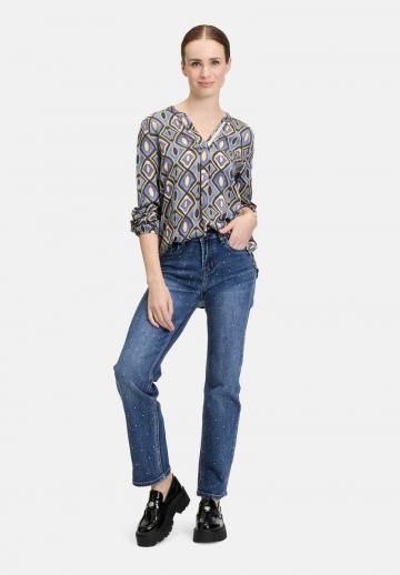 Атласная блузка