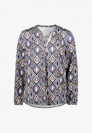 Атласная блузка