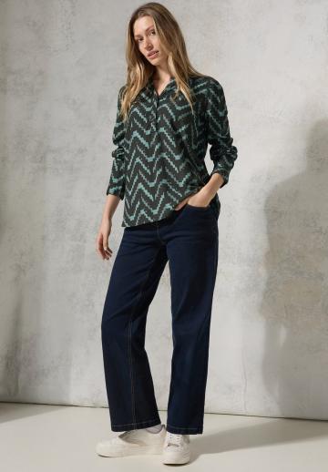 Атласная блузка