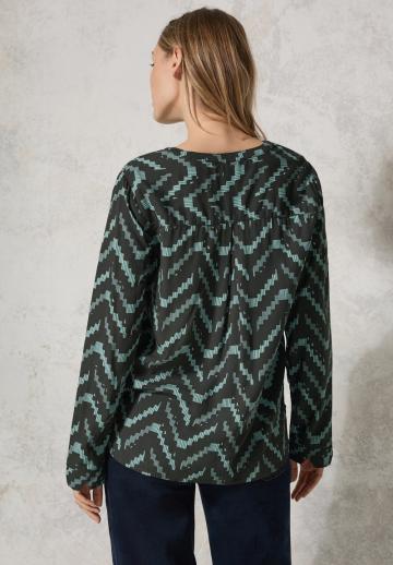 Атласная блузка