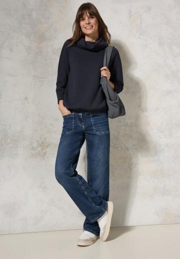 Пуловер с рукавом три четверти