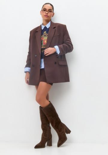 Полусапожки на высоком каблуке