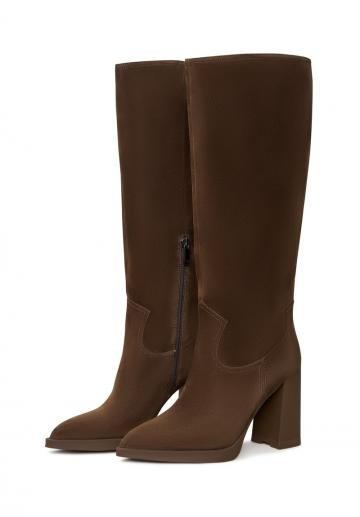 Полусапожки на высоком каблуке