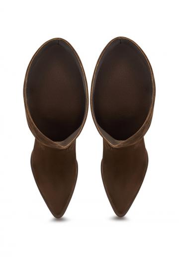 Полусапожки на высоком каблуке