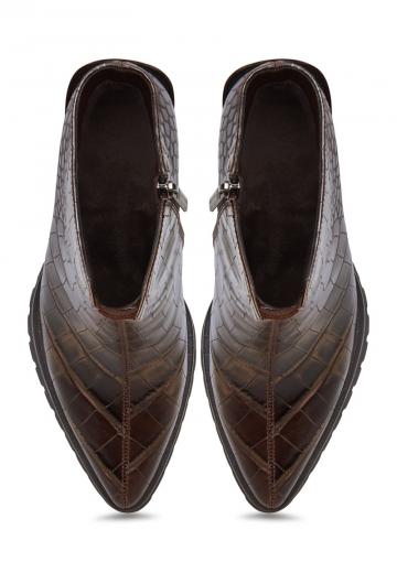 Полусапожки на высоком каблуке