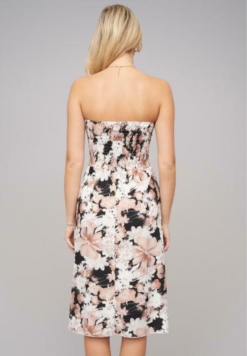 Платье без бретелек