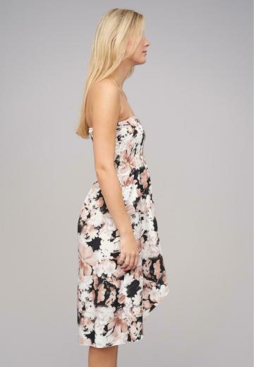 Платье без бретелек