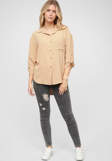 Длинная блузка