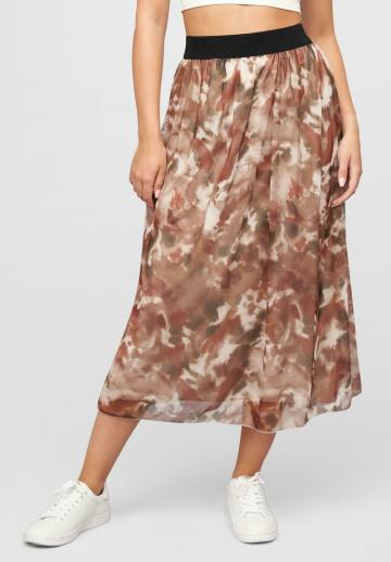 Юбка с воланами