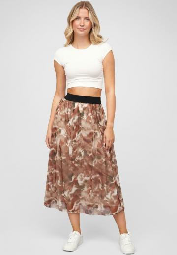 Юбка с воланами