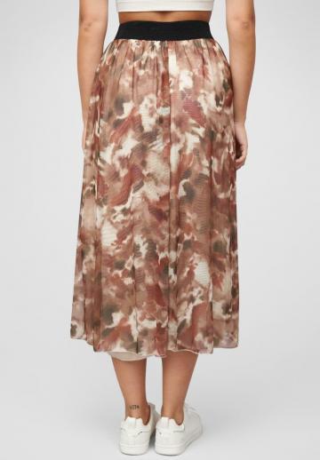 Юбка с воланами